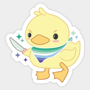 Gay Ducky Sticker